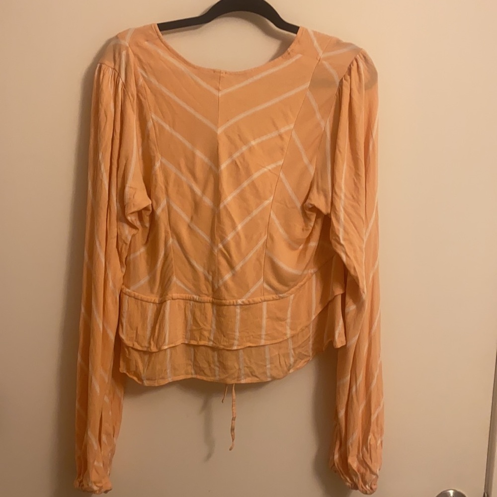 Free People Ruffle Tie Up Top - Picture 10 of 10